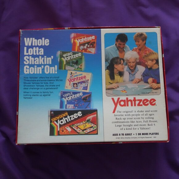 Vintage 1991 Milton Bradley Yahtzee  950 Ages 8 to Adult For 1 or More Players - Picture 3 of 16